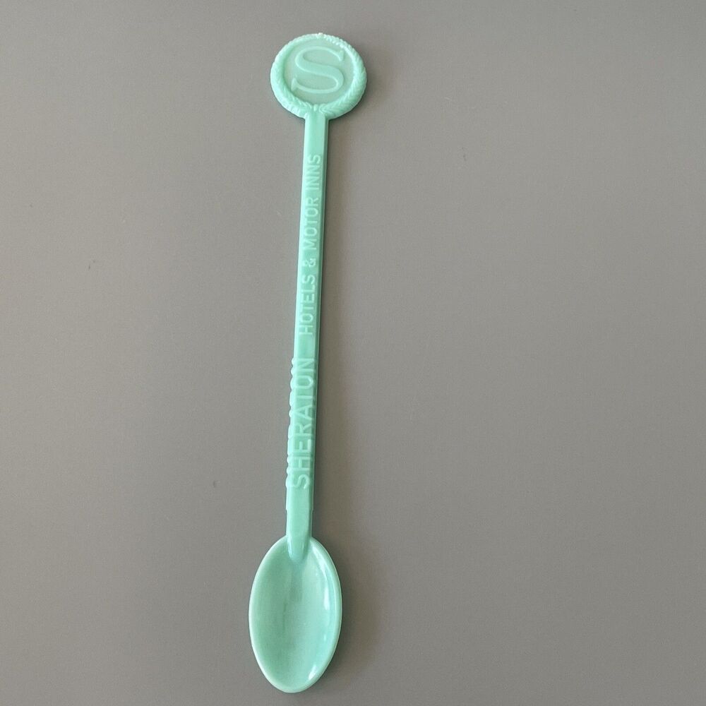 Vintage SHERATON HOTELS & MOTOR INNS Swizzle Stick Cocktail Stirrer Spoon RARE